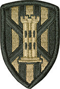 7th Engineer Brigade OCP Scorpion Shoulder Patch With Velcro